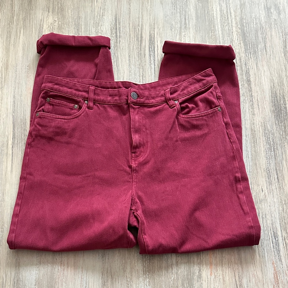 Coldwater Creek Deep Red Jeans